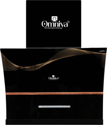 Omniya Andro 75 Auto Clean Wall Mounted BLACK 1850 CMH Chimney
