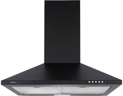 Elica Strip CF 60 Nero Wall Mounted Chimney