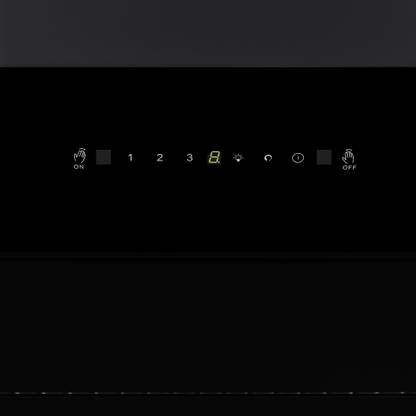 FABER CHIMNEY - ZENITH FL HC SC BK IN 90 4 FABER HOOD ZENITH FL HC SC BK IN 90 Auto Clean Wall Mounted Black 1400 CMH Chimney