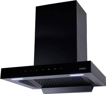 Elica FL 600 SPT HAC MS NERO Auto Clean 5 Years Motor Warranty|Heat Autoclean| Gesture Control| Filterless|Powerful Suction | Low Noise Wall Mounted Wall Mounted Black 1350 CMH Chimney