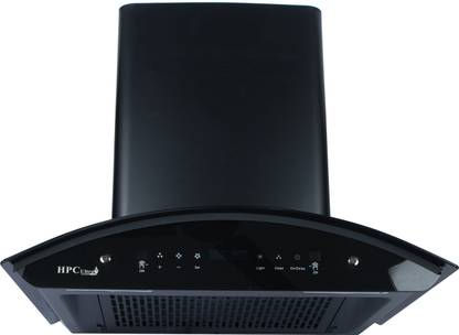 HPC ultra STANIN FL - 60 Auto Clean Wall and Ceiling Mounted BLACK 1300 CMH Chimney