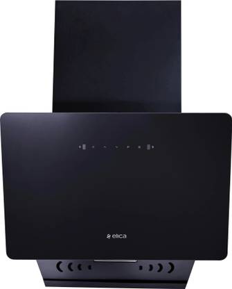 Elica KITTY FL 600 HAC LTW MS NERO Auto Clean Wall Mounted Black 1200 CMH Chimney