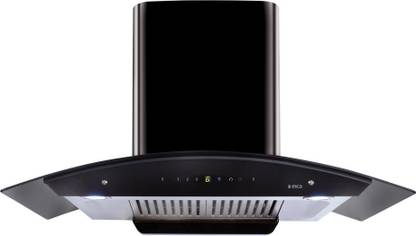 Elica WD HAC TOUCH BF 90 MS Auto Clean Wall Mounted Black 1200 CMH Chimney