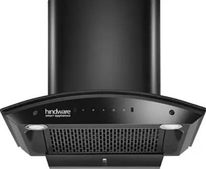 Hindware CELESIA 60CM 1350CMH AUTOCLEAN CHIMNEY WITH MOTION SENSOR ( LAUNCH YEAR 2022 ) Auto Clean Wall Mounted BLACK 1350 CMH Chimney