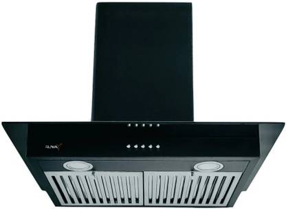 RUWA OSCAR BLACK 60 Wall Mounted blac 1100 CMH Chimney