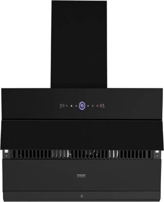 Hindware Carmela BLDC Autoclean 90 Auto Clean Wall Mounted black 1500 CMH Chimney