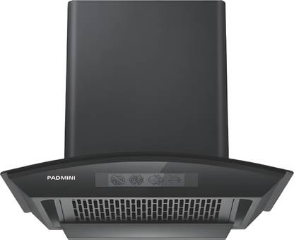 PADMINI AURA MAXX 60 Auto Clean Wall Mounted BLACK 1450 CMH Chimney