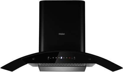 Haier HIH-G60HM-G Auto Clean Wall Mounted Black 1200 CMH Chimney