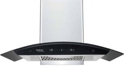 Hindware Smart Appliances Ripple 90 Auto Clean Wall Mounted Inox 1350 CMH Chimney