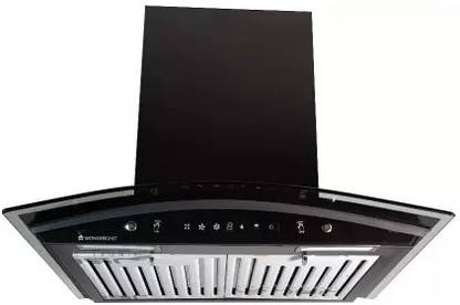 WONDERCHEF Ruby Auto Clean Wall Mounted Black 1200 CMH Chimney