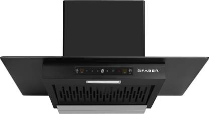 FABER HOOD MERCURY PRO HC SC BK FL IN 75 Auto Clean Wall Mounted Black 1200 CMH Chimney