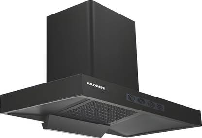 PADMINI TURBO MAXX 60 AUTO CLEAN Auto Clean Wall Mounted BLACK 1450 CMH Chimney