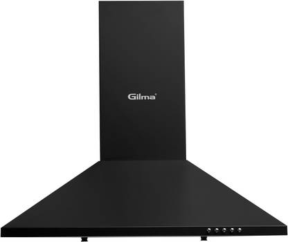 Gilma Eva 60 Wall Mounted Matt Black 700 CMH Chimney