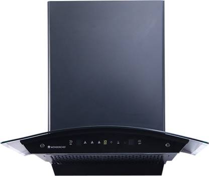 WONDERCHEF Ultima C-Line 60 cm Auto Clean Wall Mounted Black 1400 CMH Chimney