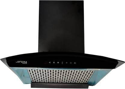 Jifera Radiant 60 Auto Clean Wall Mounted Black 1200 CMH Chimney