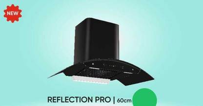 Butterfly reflection pro Auto Clean Wall Mounted black 1200 CMH Chimney