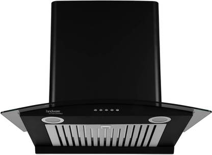Hindware Elena 60cm Auto Clean Wall Mounted Black 1100 CMH Chimney