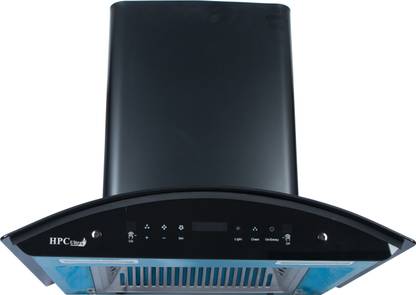 HPC ultra 2025 Auto Clean Wall and Ceiling Mounted BLACK, brown 1300 CMH Chimney