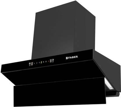FABER HOOD ARTEMIS IN HC SC FL BK 75 Auto Clean Semi Inclined | Touch & Gesture Control | Autoclean| Powerful Suction |Filterless Technology| Low Noise Wall Mounted Black 1200 CMH Chimney
