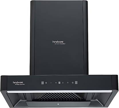 Hindware OPTIMUS BLACK 60 1400CMH MAXX SILANCE TECHNOLOGY ( YEAR 2022 ) Auto Clean Wall Mounted BLACK 1400 CMH Chimney