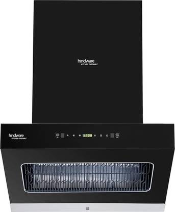 Hindware Octavia 60 PACK OF 1 Auto Clean Wall Mounted Black 1350 CMH Chimney