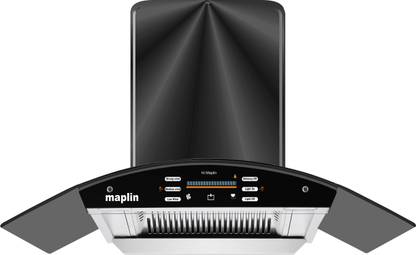 Maplin SS90-Voice Auto Clean Wall Mounted Black 1400 CMH Chimney