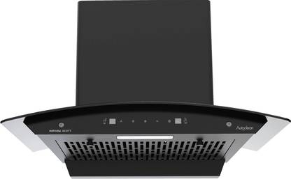 Kutchina Scott 90 Auto Clean Wall Mounted Black 1200 CMH Chimney
