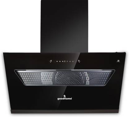 goodflame HECTA 60 CM AUTO CLEAN CHIMNEY Auto Clean Wall Mounted Black 1550 CMH Chimney