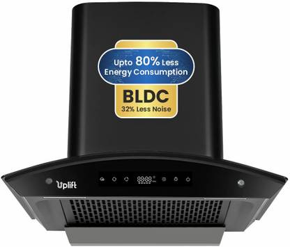 Uplift Paradise 60 BLDC Silent Auto Clean Wall Mounted Black 1550 CMH Chimney