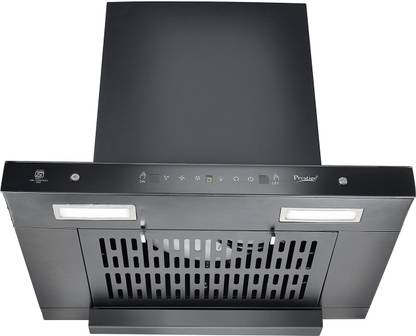 Prestige Edge 600 Auto Clean Wall Mounted Black 1200 CMH Chimney