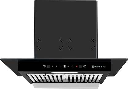 FABER HOOD COSMOS 3D HC SC BK BF 60 Auto Clean Wall Mounted Black 1400 CMH Chimney
