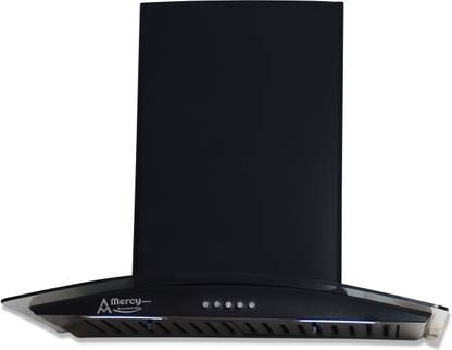 mercy appliances MERCY TORANDO SBPC KITCHEN CHIMNEY Wall Mounted BLACK 1180 CMH Chimney