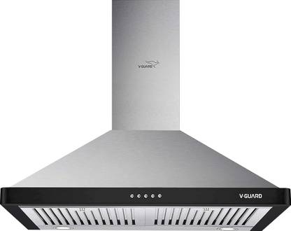 V-Guard M20 60cm| Push Button Control Wall Mounted Stainless Steel 1200 CMH Chimney