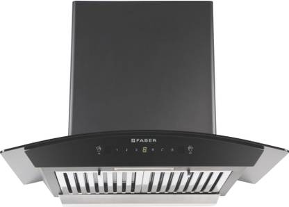 FABER HOOD FEEL PRO TC SC BF BK 60 Wall Mounted Black 1320 CMH Chimney