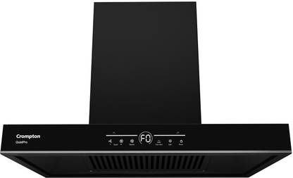 Crompton CHD-QPVB60FLE-MBL Auto Clean Wall Mounted Midnight Black 1450 CMH Chimney