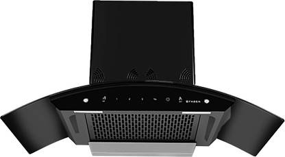 FABER HOOD ORIENT SMART 3D IND HC SC EBK 90 Auto Clean Wall Mounted Black 1250 CMH Chimney