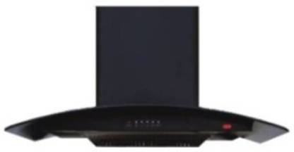 CLIX 01 Auto Clean Wall Mounted BLACK 1350 CMH Chimney