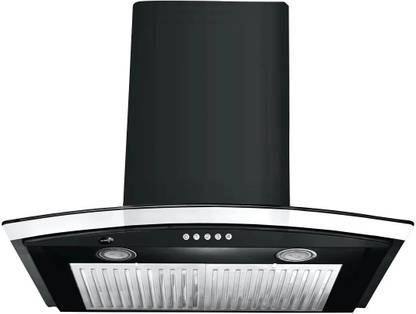 RUWA Dove black 60 Wall Mounted Black 1100 CMH Chimney