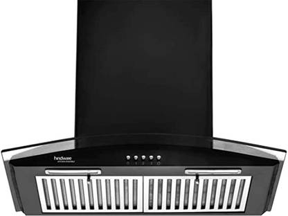 Hindware Smart Appliances Floria Black 60 CM Wall Mounted Black 1100 CMH Chimney