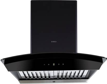 Elica WDAT HAC 60 NERO Auto Clean Wall Mounted Black 1200 CMH Chimney