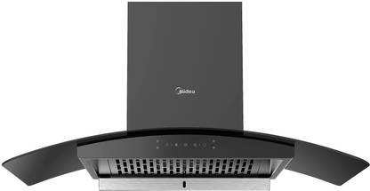 Midea 90V11 Auto Clean Wall Mounted Black 1250 CMH Chimney