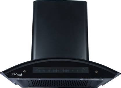 HPC ultra FARO_BLDC Auto Clean Wall Mounted BLACK 1300 CMH Chimney
