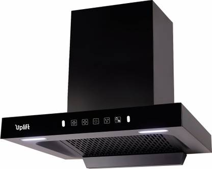 Uplift Aurum 60 Motion Sensor Auto Clean Wall Mounted Black 1350 CMH Chimney