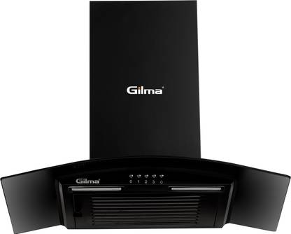 Gilma Aries 60 Wall Mounted Black 1150 CMH Chimney