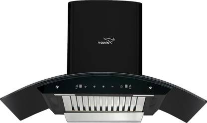 V-Guard A20 BL180 Auto Clean 60cm |Touch & Gesture Control Wall Mounted Black 1300 CMH Chimney