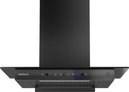 HAVELLS GHKCNBBK0 Auto Clean Wall and Ceiling Mounted Black 72000 CMH Chimney