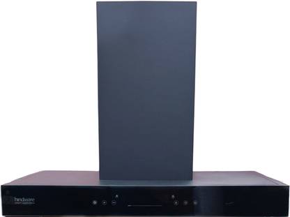 Hindware Galaxia Neo 75 | Filterless | 9 Speed Turbo Mode | MaxX Suction | BLDC Motor | Auto Clean Wall Mounted Black 1450 CMH Chimney