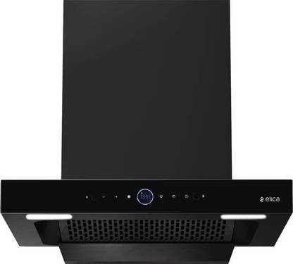 Elica SPT PRO PLUS FL 600 BLDC HAC LTW MS NERO Auto Clean BLDC Motor with RPM Display | 15 Years Motor Warranty|Heat Autoclean| Gesture Control| Filterless|Powerful Suction | Low Noise Wall Mounted Wall Mounted Black 1600 CMH Chimney