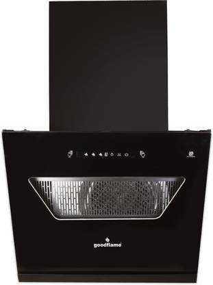 goodflame HECTA 60 CM AUTO CLEAN CHIMNEY Auto Clean Wall Mounted Black 1550 CMH Chimney