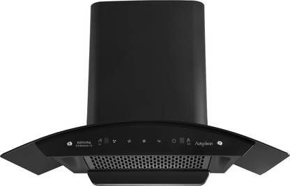 Kutchina ROMANIA 75 Auto Clean Wall Mounted black 1300 CMH Chimney